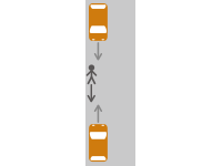 歩車道の区別のない道路での交通事故2