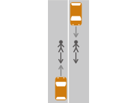 歩車道の区別のない道路での交通事故3