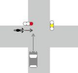 信号機がある交差点での直進車同士の交通事故2
