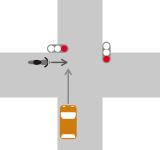 信号機がある交差点での直進車同士の交通事故3