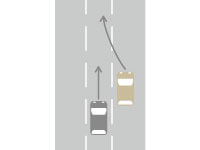 車線変更の際の事故