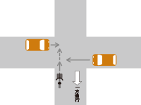 自転車に一方通行違反がある場合